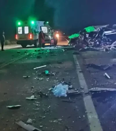 Una de las primeras imágenes de la tragedia. (Agencia Noticias Argentinas / redes)