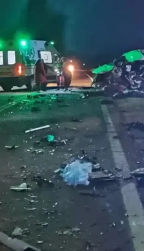 Una de las primeras imágenes de la tragedia. (Agencia Noticias Argentinas / redes)