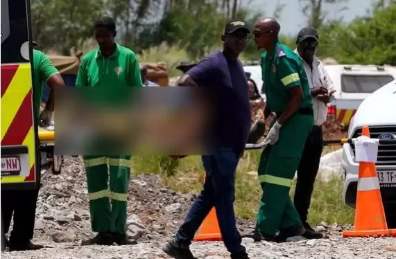 Minería ilegal en Sudáfrica/ Fuente X (exTwitter)