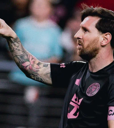 Leo Messi recibió un in´solito desafío