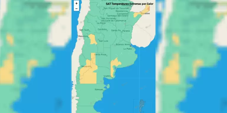 Siete son las provincias bajo alerta por la nueva ola de calor que inicia hoy 20 de enero de 2025.