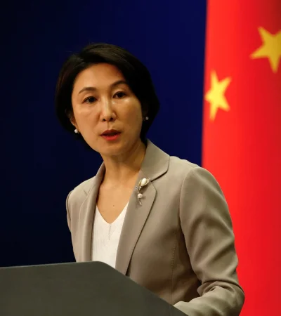 Mao Ning, vocera de la Cancillería china.