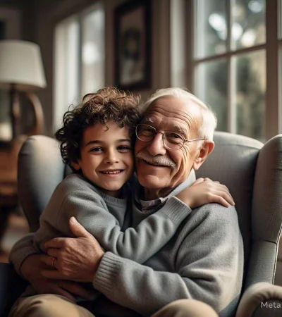 Una buena dosis de abrazos nos ayuda a sentirnos seguros y confiados.