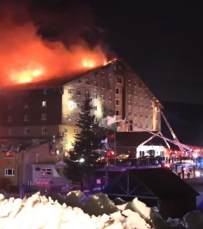 Incendio en Turquía.