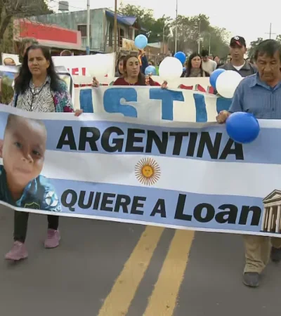 Una de las tantas marchas realizadas pidiendo la aparición con vida del nene correntino. (Foto: web)