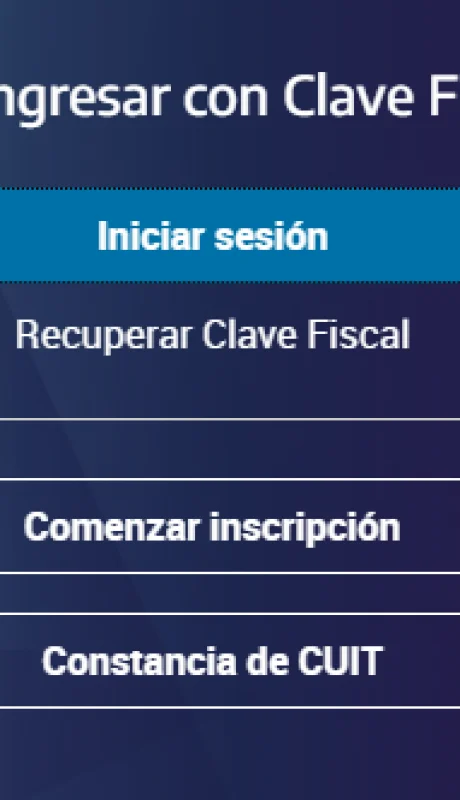 El ingreso en la página web oficial de ARCA.
