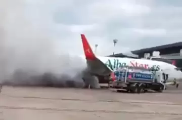 Susto en el aeropuerto de Jujuy: se llenó de humo un avión que estaba por embarcar