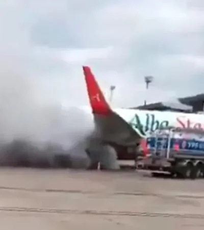 Se activó el protocolo antincendio