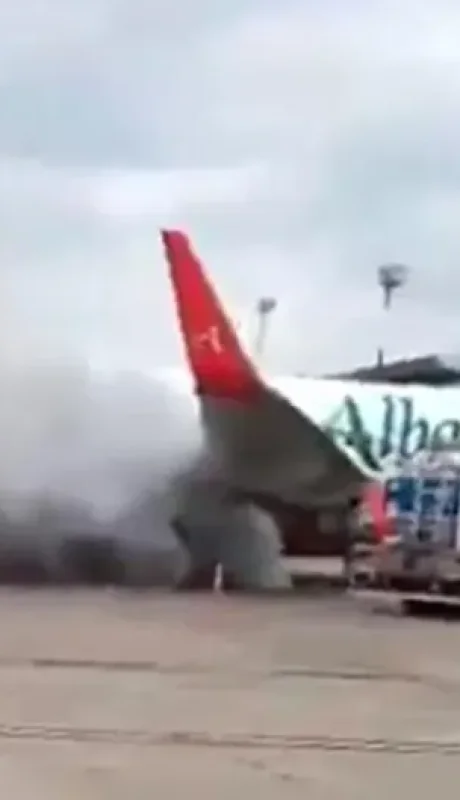 Se activó el protocolo antincendio