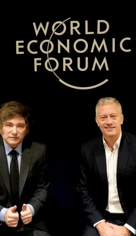 El mandatario argentino junto al máximo ejecutivo de Coca Cola. (Foto: web)