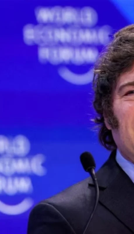 Milei en Davos