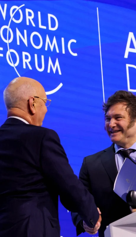 El Presidente habló en Davos/