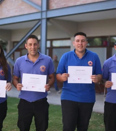 Empleados municipales de Godoy Cruz premiados por salvar una vida