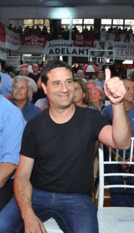 Maxi Abad y Ernesto Sanz