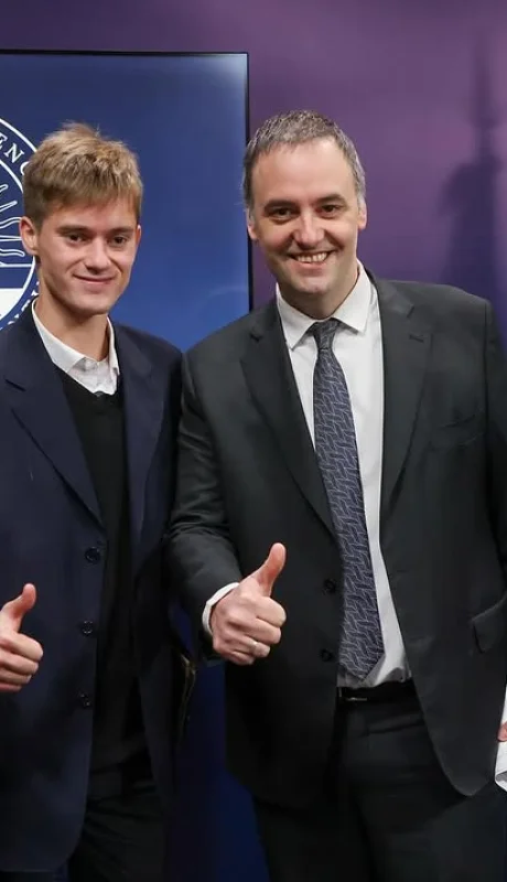 Marco Palazzo y Manuel Adorni. Foto: Instagram / marcopalazzov