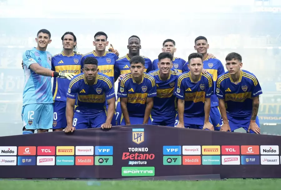 El plantel del Boca