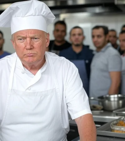 La comunidad hispana realizó una parodia contra las políticas de Trump contra los inmigrantes.