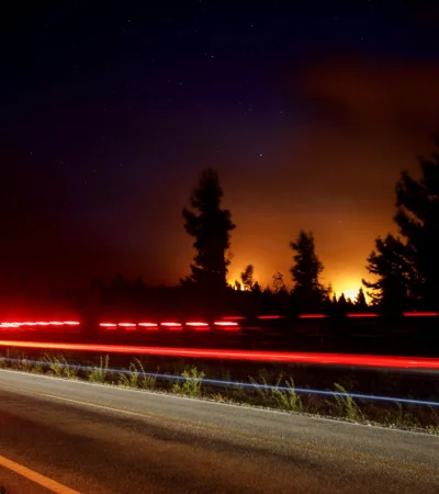 Incendios en la Patagonia.