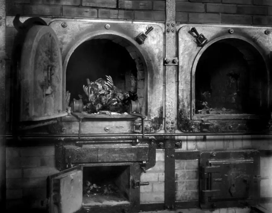 Uno de los hornos crematorios, donde se disponía de la vida de 6 millones de personas.