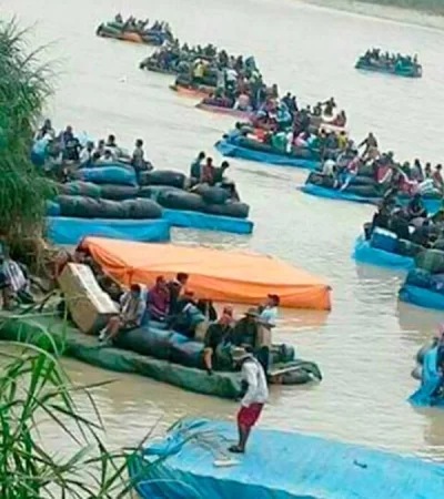 El río Bermejo es un curso de agua liberado a la altura de la localidad salteña de Aguas Blancas.