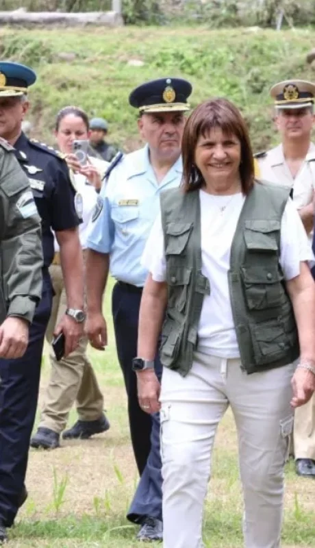 Patricia Bullrich y Gustavo Sáenz.