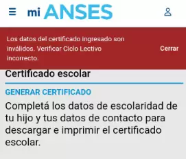 El error que le figura a todos los beneficiarios de AUH y SUAFA