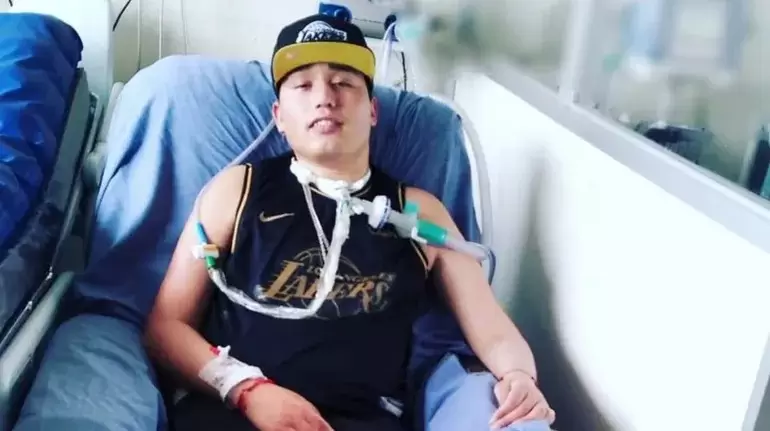 Marco Antonia quedó cuadripléjico tras sufrir un disparo en medio de un tiroteo en su cumpleaños en 2018.