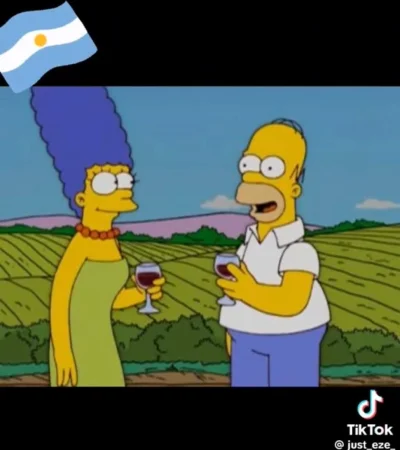 La Vendimia según Los Simpson.