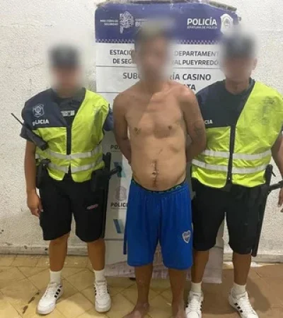 El sujeto fue alojado en la cárcel de Batán.
