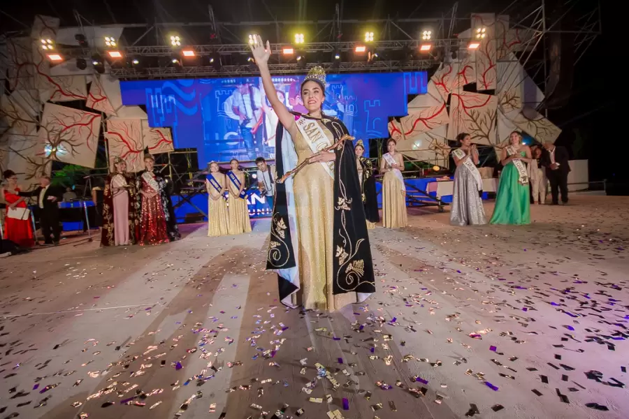 Luz Soria, feliz en su etapa de reina.