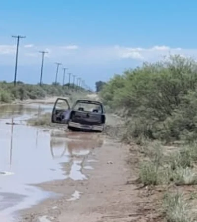 Macabro hallazgo en San Martín: hallan cuerpo calcinado en una camioneta