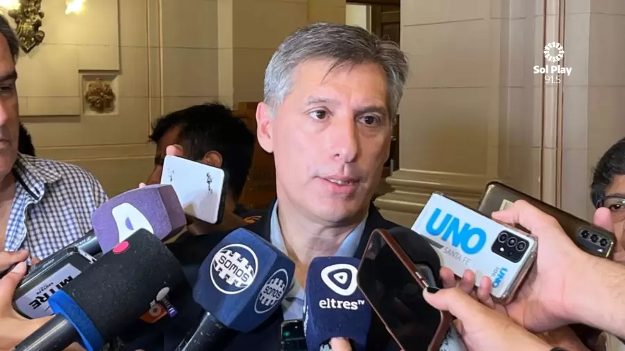 Pablo Olivares miniatro de Economía de Santa Fe