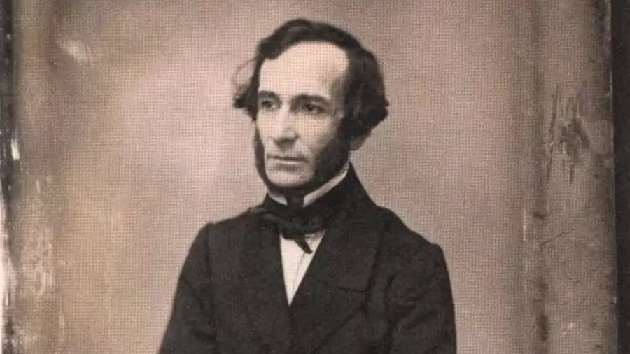Juan Bautista Alberdi, considerado inspirador de la Constitución Argentina.  (Daguerrotipo de William Helsby, 1851, Museo Histórico Nacional)