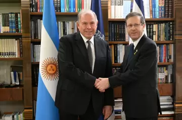 El canciller Werthein tuvo una cita clave con el Presidente Isaac Herzog