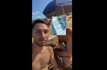 Rodrigo de la Serna se "divierte" con un joven en la playa: la broma viral