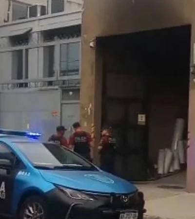 Incendio en una imprenta.