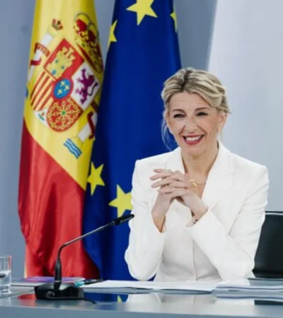 Yolanda Díaz Pérez, ministra de Trabajo y Economía Social de España.