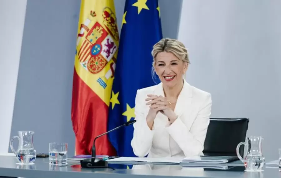 Yolanda Díaz Pérez, ministra de Trabajo y Economía Social de España.