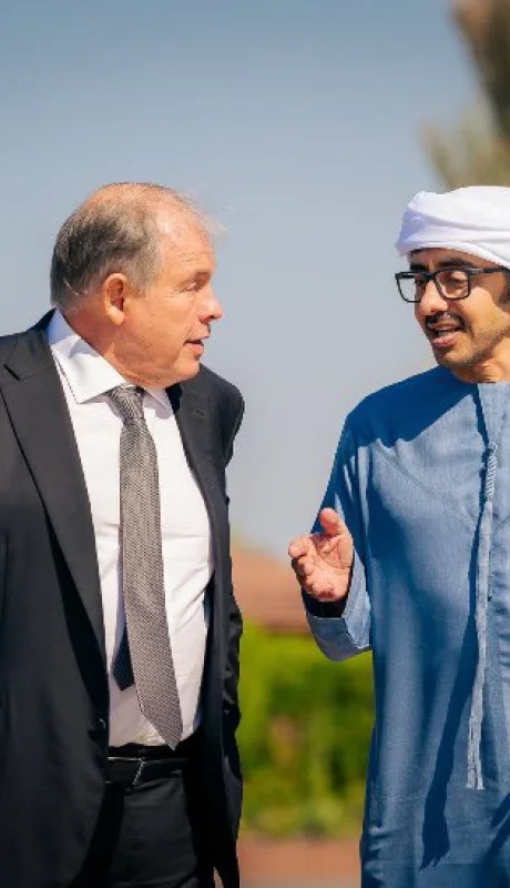 El canciller desarrolla una agenda de atracción de inversiones desde el poderoso país de Medio Oriente.