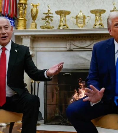 El magnate republicano le exigió al premier israelí que mantenga una hoja de ruta con una tregua a largo plazo.