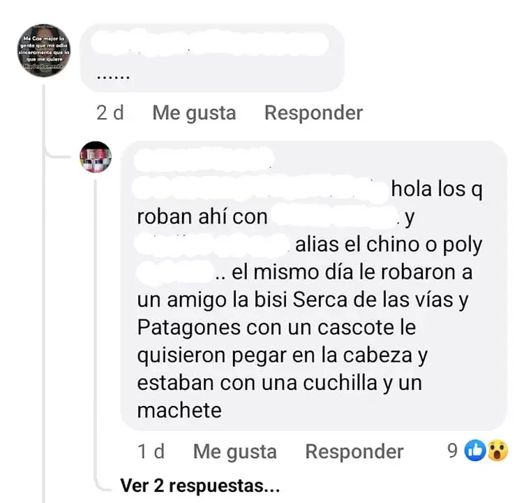 Mensaje en el muro de Facebook de la mamá de Josué/