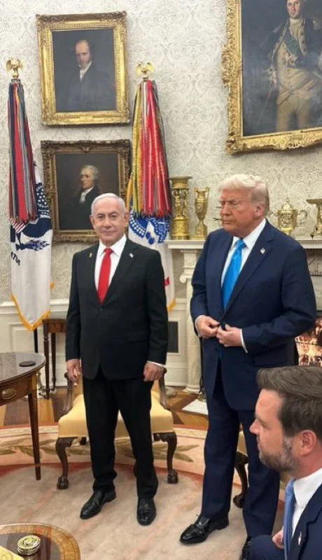 Donald Trump y Benjamín Netanyahu.