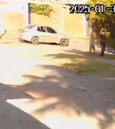 Paloma y Josué/ Cámara de Seguridad