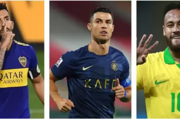 Cristiano, Neymar y Tévez: los cracks del fútbol que comparten un día especial