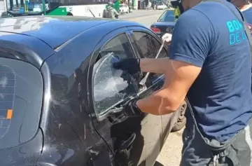 ¡Indignación y rescate! Bomberos salvaron a un perro encerrado en un auto