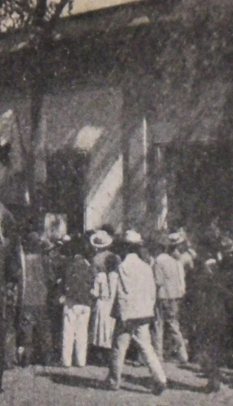 Hospital de Sangre de la Cruz Roja durante la Revolución del 4 de febrero. (Foto: archivo)