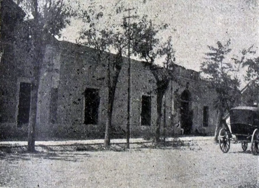 Cuartel donde los revolucionarios de Lencinas tomaron las instalaciones. (Foto: archivo)