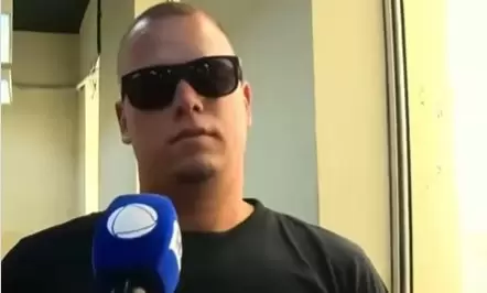 Lucas Felipe Carneiro, el conductor de la app.