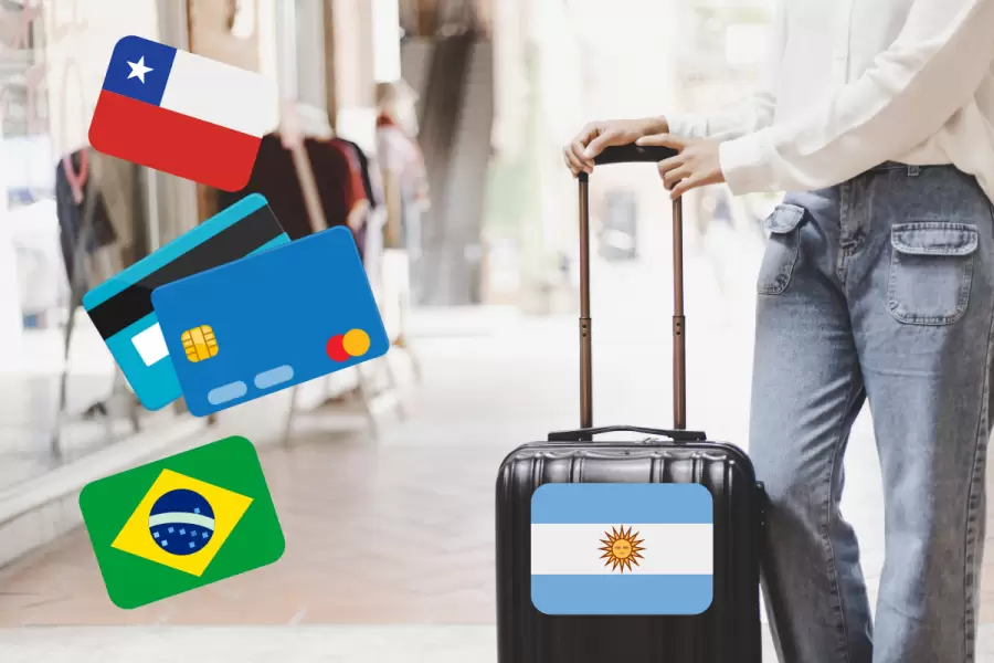 El gasto en dólar de argentinos en el exterior marcó un récord.