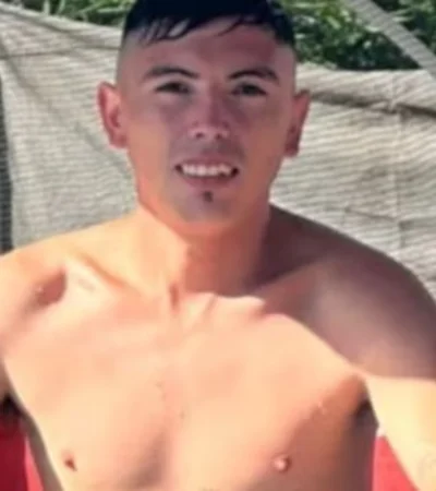 Matías Paredes por policías de civil en Mar del Plata.